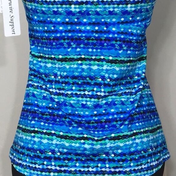 Miraclesuit blue tankini top. 8. NWT - Picture 7 of 9